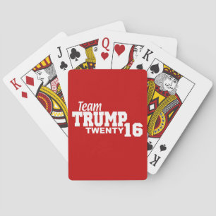 Baraja De Cartas Equipo Trump Para Presidente 2016