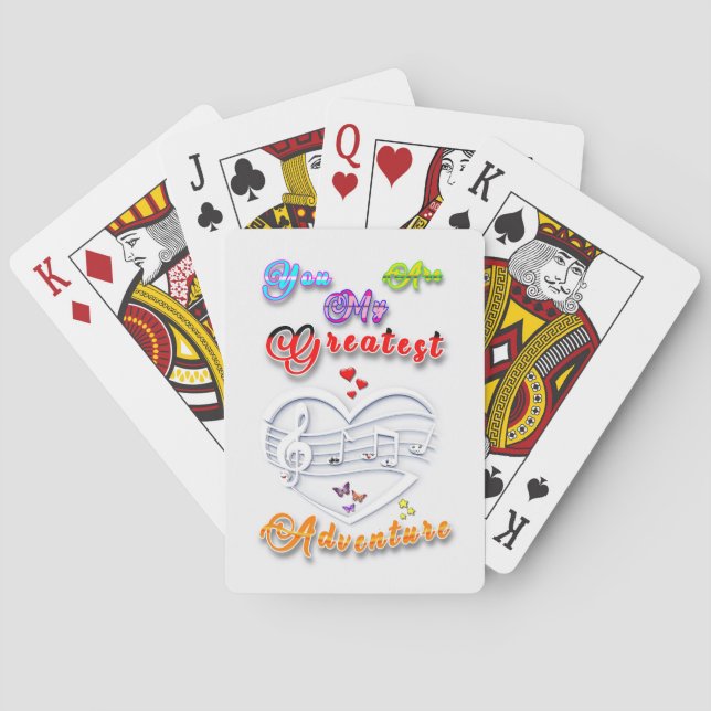 Baraja De Cartas Eres Mi Mayor Aventura (Reverso)