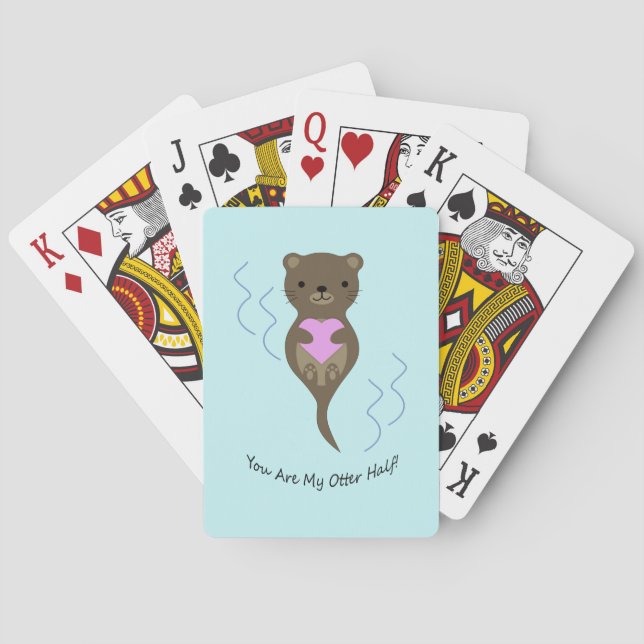 Baraja De Cartas Eres mi mitad más grande (Reverso)