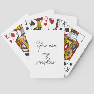 Baraja De Cartas Eres mi sol motivación cita consciente