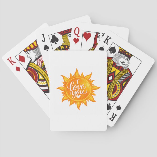 Baraja De Cartas Eres Mi Sol – Te Amo Sol (Reverso)