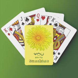 Baraja De Cartas Eres Mi Tarjeta De Jugar Clásica Sunshine