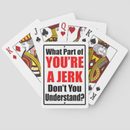 Baraja De Cartas Eres un Jerk