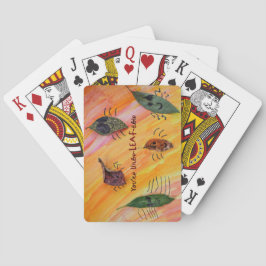 Baraja De Cartas Eres UnbeLEAFable - Arte infantil para CHOC