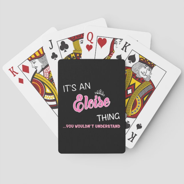 Baraja De Cartas Es algo Eloise que no entenderías (Reverso)