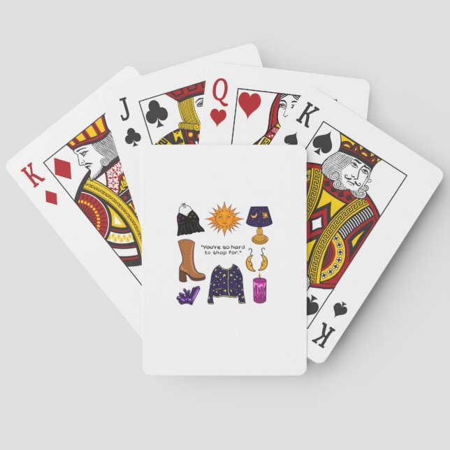 Baraja De Cartas Es Difícil Comprar Classi Estético Whimsigoth (Reverso)