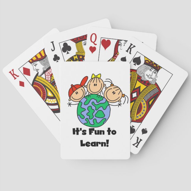 Baraja De Cartas Es Divertido Aprender (Reverso)
