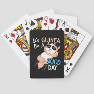 Baraja De Cartas Es El Cerdo De Guinea Ser Un Buen Día
