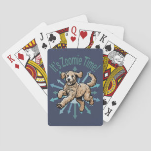 Baraja De Cartas Es el Doodle dorado de Zoomie Time