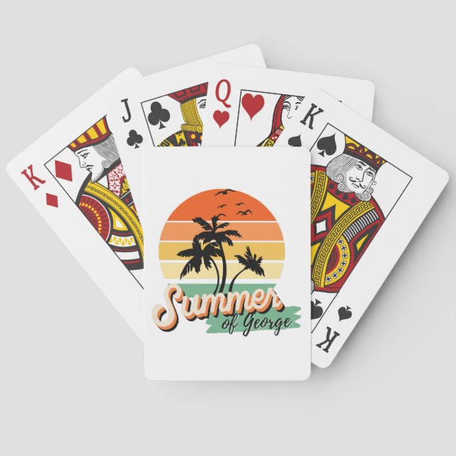 Baraja De Cartas Es el verano de George (Reverso)