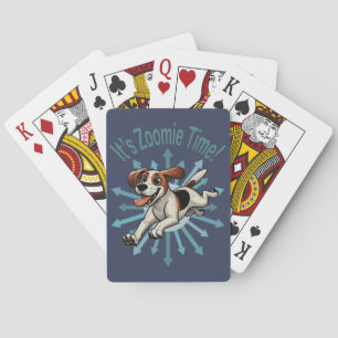 Baraja De Cartas Es el zoomie time Medium Beagle Mutt
