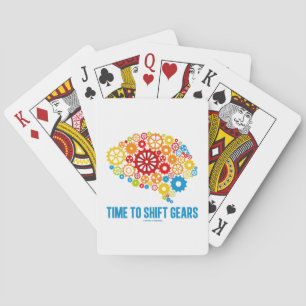 Baraja De Cartas Es hora de cambiar de marcha (Cerebro de engranaje