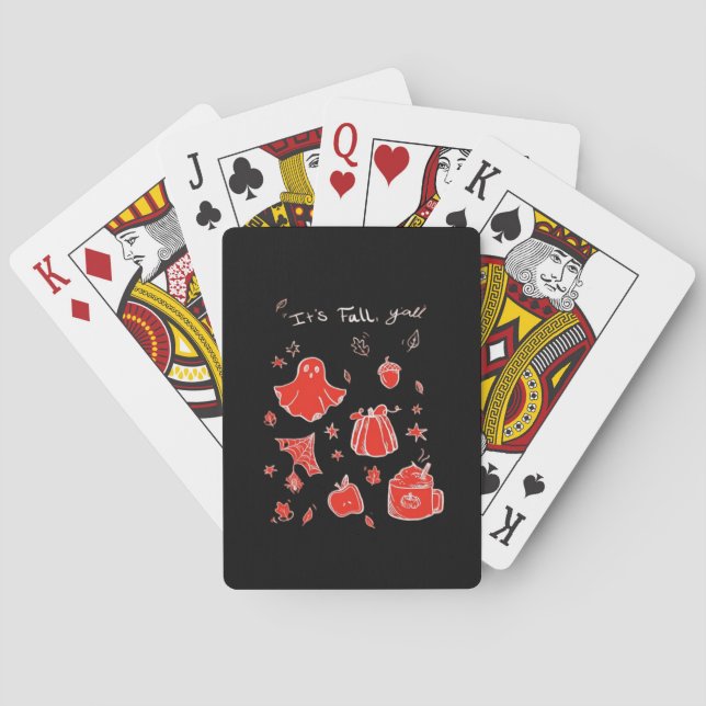 Baraja De Cartas Es la limpieza mínima del otoño (Reverso)