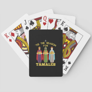 Baraja De Cartas Es la temporada de tamales divertida Navidad mexic