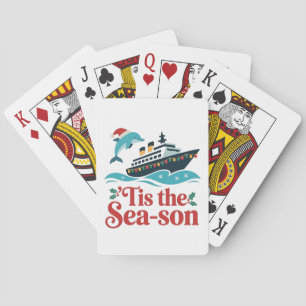 Baraja De Cartas es la temporada del mar Divertido Crucero Familia 