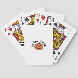 Baraja De Cartas Es La Temporada Diseño De Perezoso Divertido