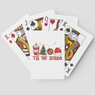 Baraja De Cartas Es la Temporada Xmas Navidad Baloncesto 