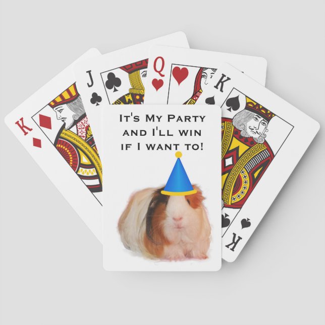 Baraja De Cartas Es mi Fiesta y ganaré si quiero - Tarjetas (Reverso)