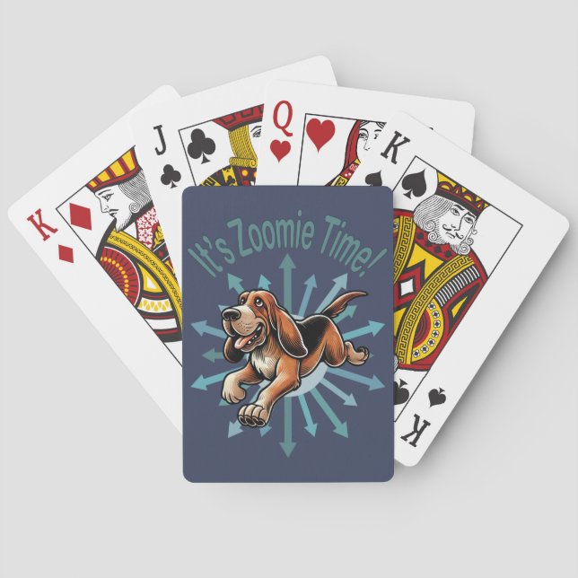 Baraja De Cartas Es Perro Zoomie Time Hound (Reverso)