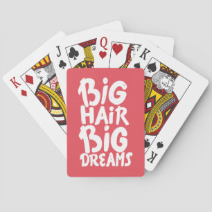 Baraja De Cartas Es sueños grandes del pelo grande