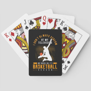 Baraja De Cartas Es Temporada De Baloncesto