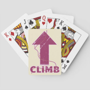 Baraja De Cartas Escalar la cuerda de escalada