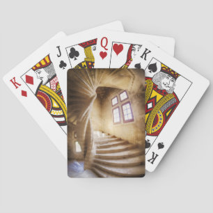 Baraja De Cartas Escalera en espiral beige, Francia