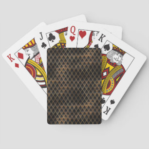 Baraja De Cartas Escamas de dragón con brillo negro y dorado