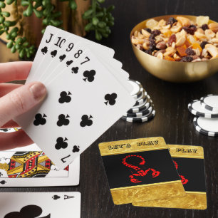 Baraja De Cartas Escándalo venenoso rojo: insecto muy venenoso
