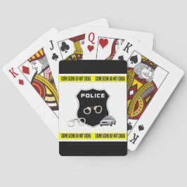 Baraja De Cartas Escena de delitos policiales