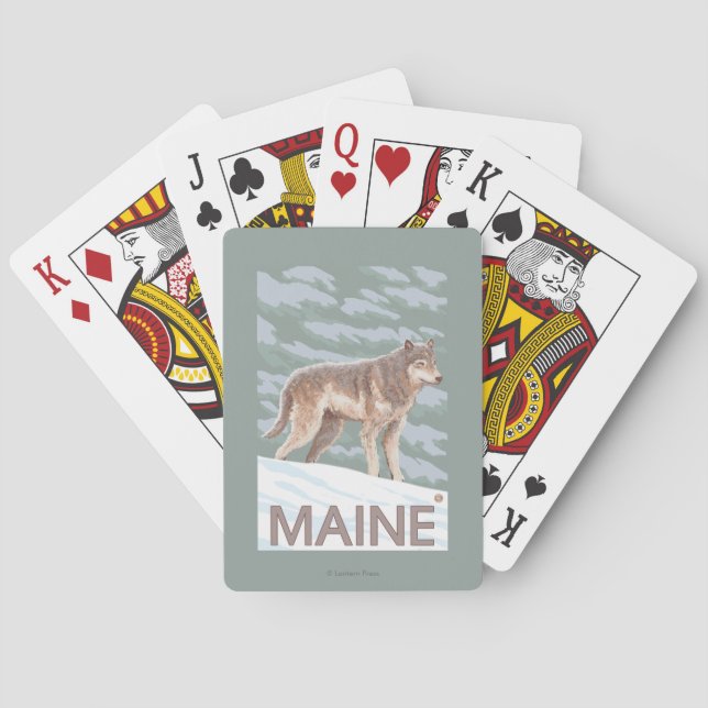 Baraja De Cartas Escena de MaineWolf (Reverso)