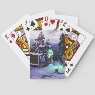 Baraja De Cartas Escena de nieve de Winter Wonderland 2020