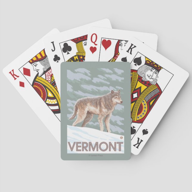 Baraja De Cartas Escena de VermontWolf (Reverso)