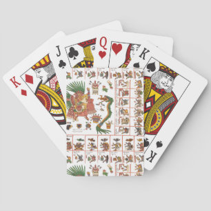 Baraja De Cartas Escena del códice azteca