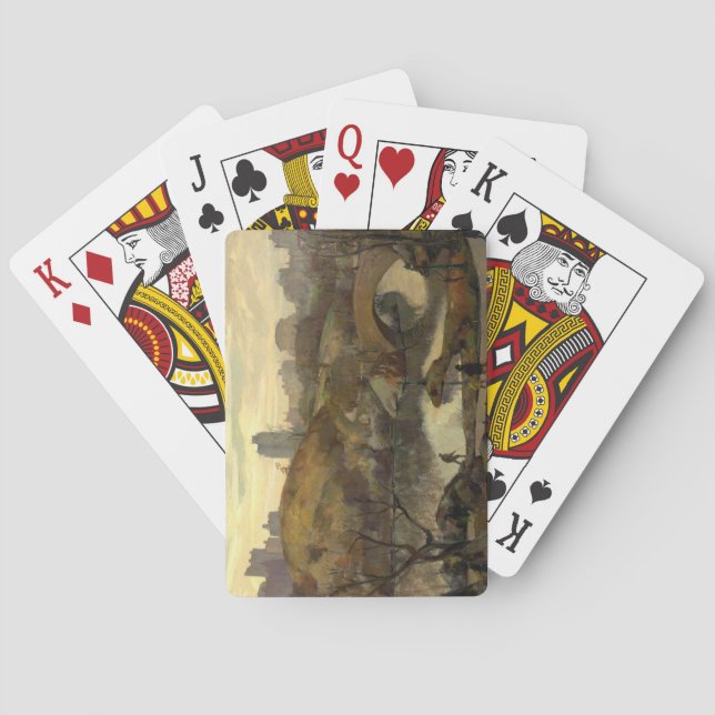 Baraja De Cartas Escena en Central Park (Nueva York, Nueva York, Es (Reverso)