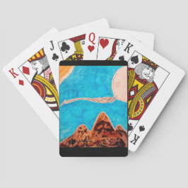 Baraja De Cartas Escenario del clima de montaña