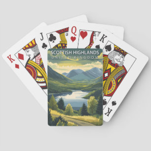 Baraja De Cartas Escocia Highlands Reino Unido Viajes de cosecha