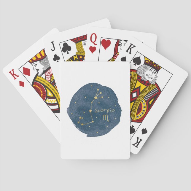 Baraja De Cartas Escorpio (Reverso)