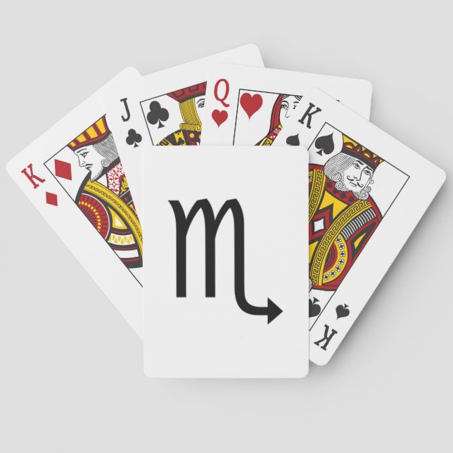 Baraja De Cartas Escorpio (Reverso)