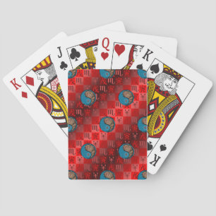 Baraja De Cartas Escorpio & Tigre de Tierra