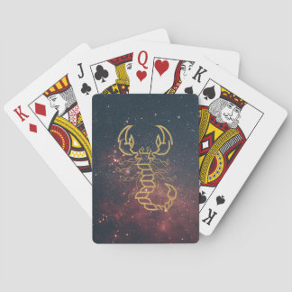 Baraja De Cartas Escorpión Dorado