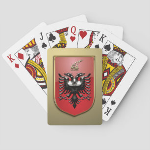 Baraja De Cartas Escudo de armas de Albania