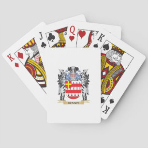 Baraja De Cartas Escudo de armas de Hussey - escudo familiar