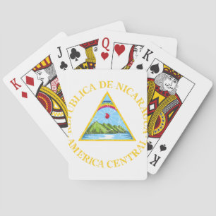 Baraja De Cartas Escudo De Armas De Nicaragua