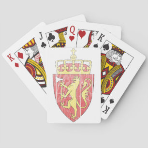 Baraja De Cartas Escudo de armas de Noruega