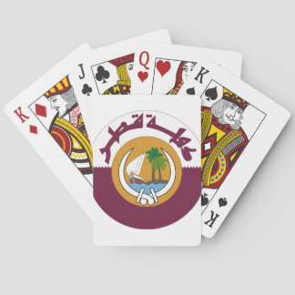 Baraja De Cartas Escudo de armas de Qatar