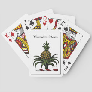 Baraja De Cartas Escudo de Armas Emblema Cresta Piña Heraldica CFRM