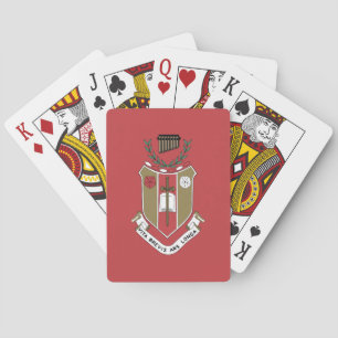 Baraja De Cartas Escudo de la Fraternidad Musical Sigma Alpha Iota