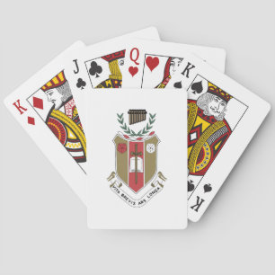 Baraja De Cartas Escudo de la Fraternidad Musical Sigma Alpha Iota