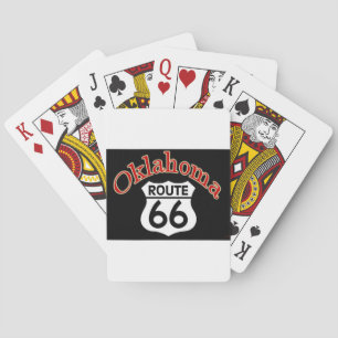 Baraja De Cartas Escudo de la ruta 66 de Oklahoma